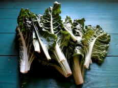 Swiss chard leaves