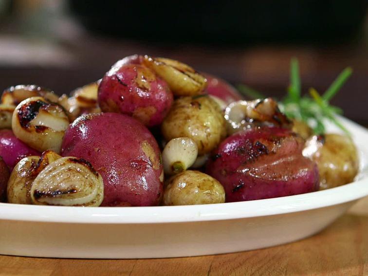 New Potatoes with Grilled Onion Butter Recipe Amy Thielen Food Network