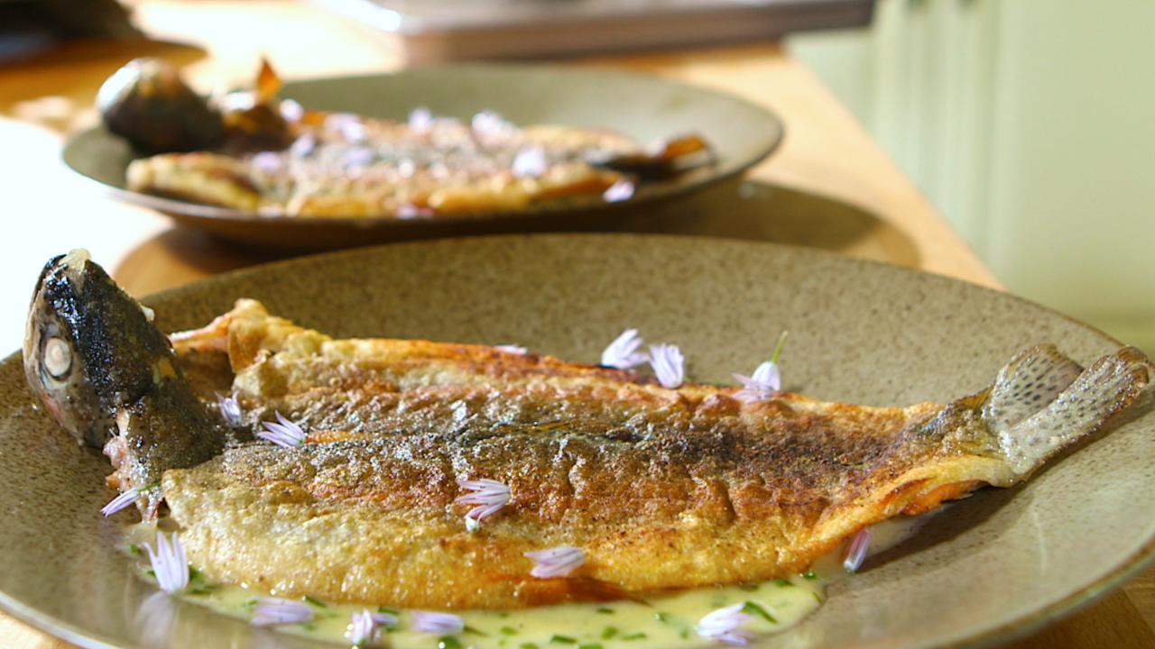 Crispy Trout With Butter Sauce