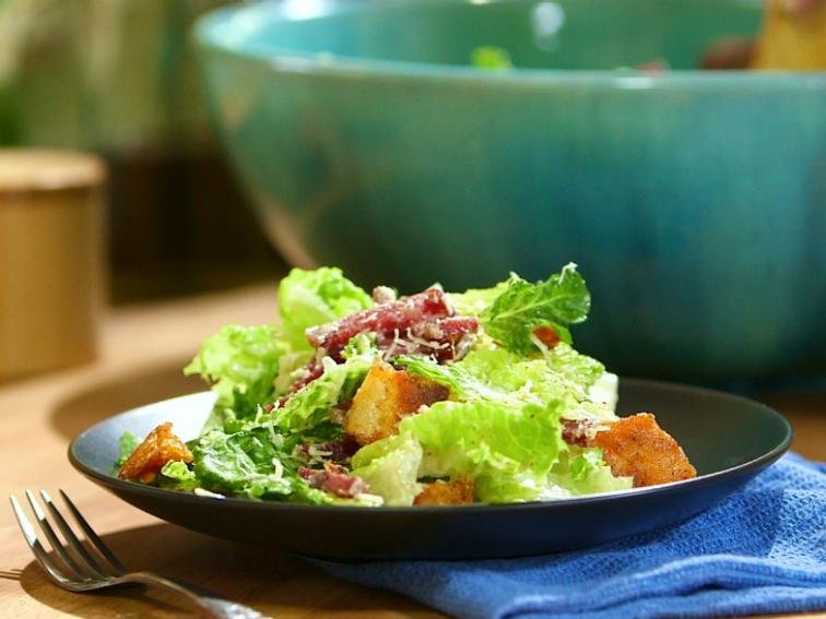 Smoked Sardine Caesar with Salumi and PanCroutons Recipe Amy Thielen