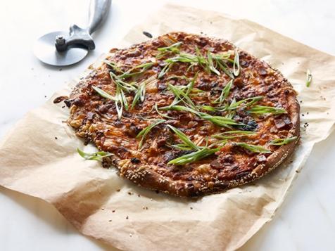 Kimchi Pizza with Bacon