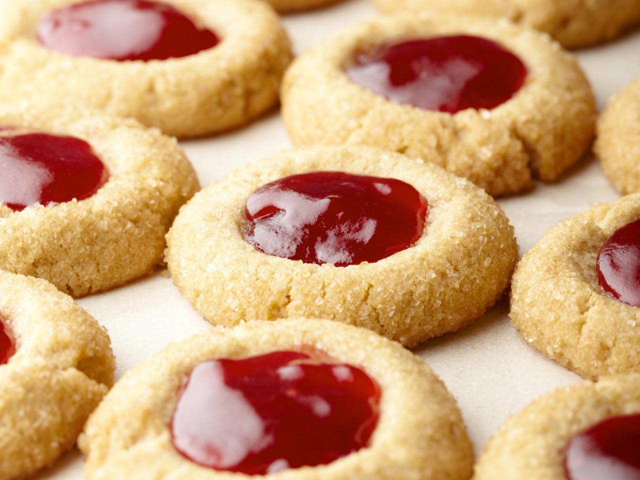 The Easiest Jam Thumbprint Cookies - Shaken Together