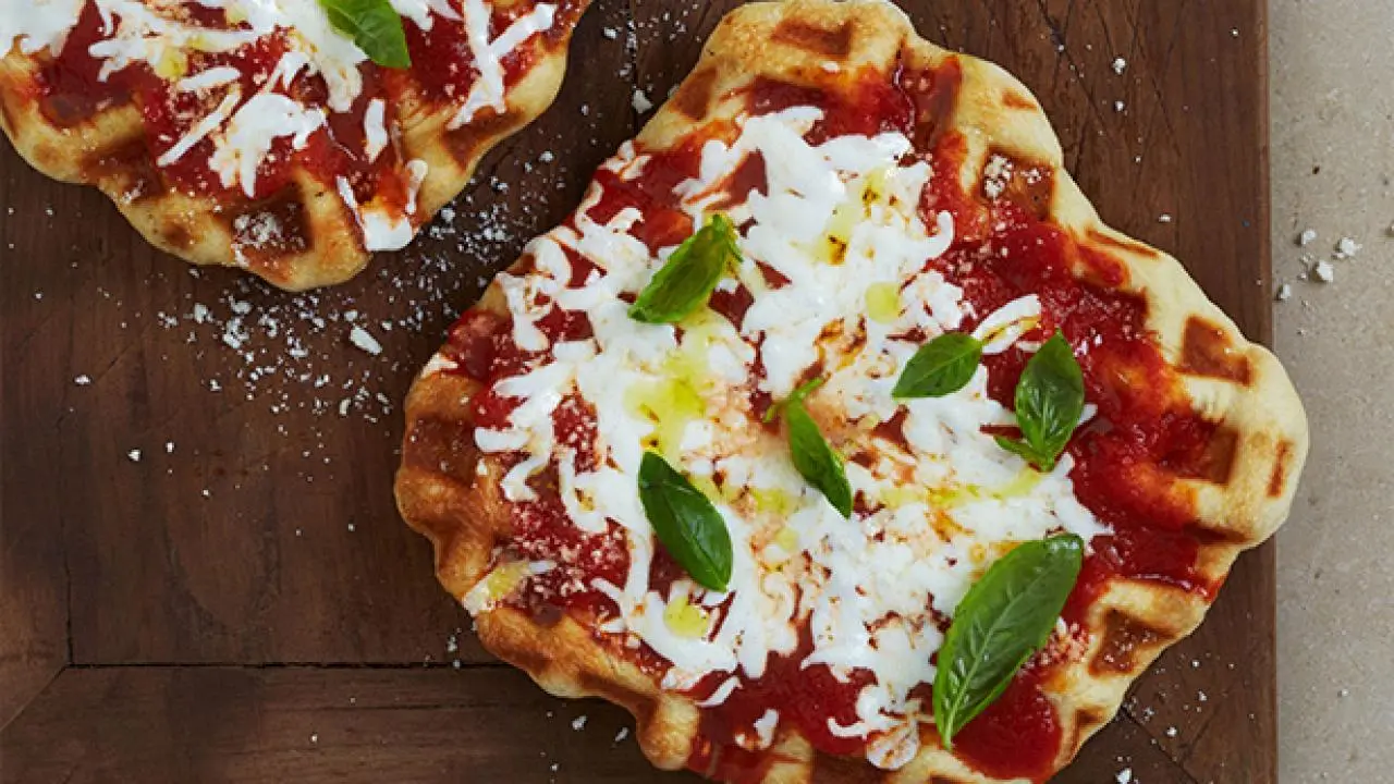 Waffled Margherita Pizza