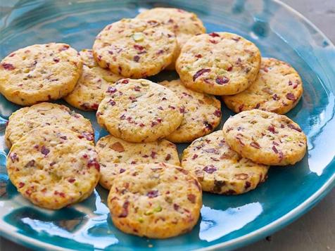 Ron's Cheddar, Cranberry and Pistachio Cookies