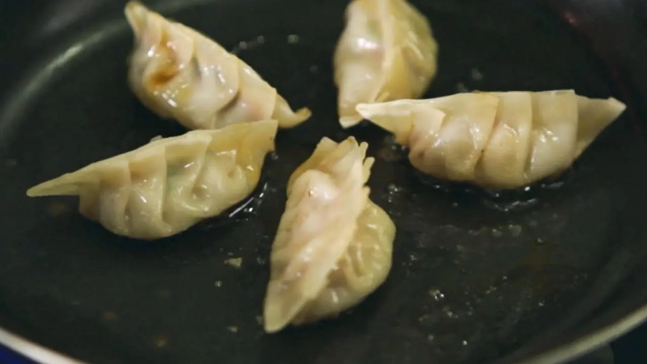 Leftover-Mortadella Dumplings