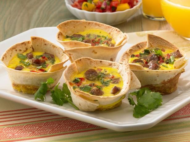 Breakfast Tortilla Cups Recipe | Food Network