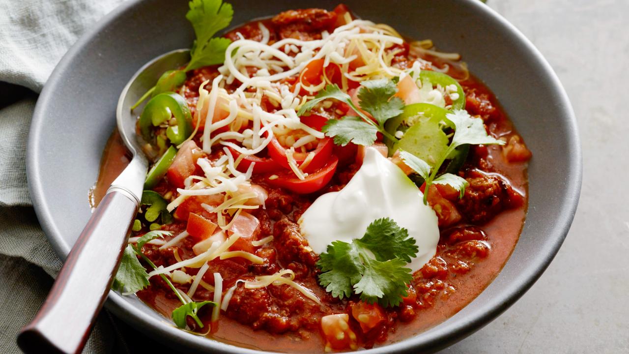 'Loaded' Game Day Chili
