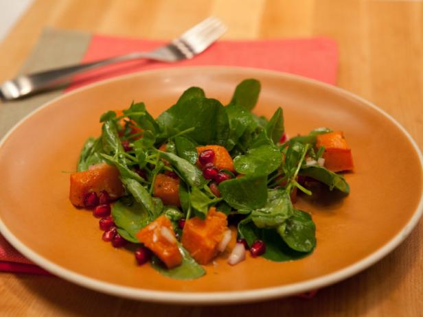 Butternut Squash and Watercress Salad with Champagne Vinaigrette image