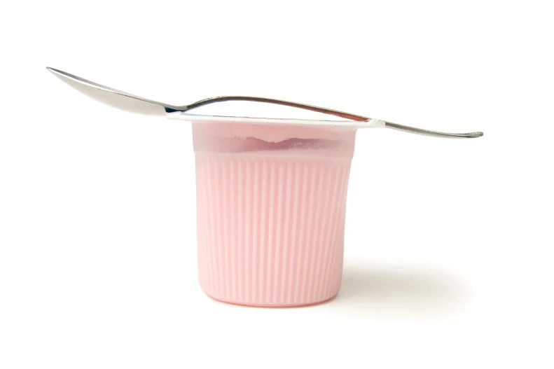 Yogurt - Isolated on white