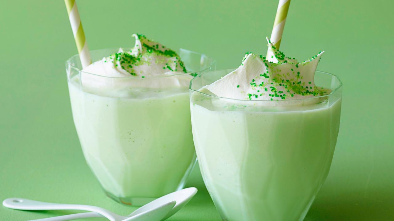 St. Patrick's Day Mint Shakes