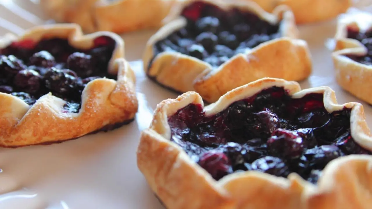 Mini Blueberry Galettes