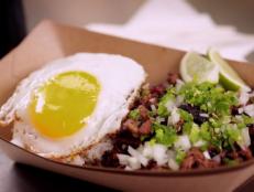 The signature sour pork Sisig tacos at Senor Sisig have been a hit with Los Angelinos, Filipino-fusion fans and Guy himself, who called these tacos "salty, spicy goodness." If you want to ramp up the spice, make sure to grab a plate of the Buffalo wings glazed with a savory adobo-chipotle sauce.