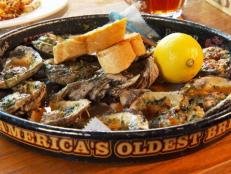 <p>55 South serves up traditional Southern dishes like the Nashville Hot Chicken and the Chicken and Sausage Jambalaya. But the fresh seafood served here is also a major highlight. Guy loves the &ldquo;wood smoke component&rdquo; of the char-grilled oysters topped with garlic-lemon butter and Parmesan.</p>