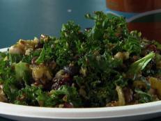<p>Guy loves Phat Bites&rsquo; Long Life Salad served on a bed of kale with black-eyed peas, Christmas lima beans, black beans, split lentils, red quinoa, pecans, dried cranberries, gold raisins, plums, mangoes and a citrus vinaigrette. Prefer a sandwich? Try the Big Jerk with jerk pork, cheese and onions.</p>