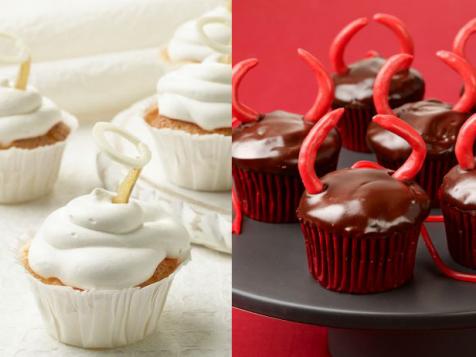 Choose Wisely: Angel vs. Devil Cupcakes for Halloween