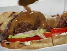 Lola's, a New Orleans style restaurant, has brought the Big Easy to Sin City. Guy says the roast beef po' boy with gravy is "on point." The crawfish, according to Guy, is "tender, sweet and out of bounds." Locals recommend the seafood gumbo, shrimp and grits and oysters.