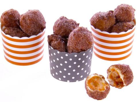 Peanut Butter Candy-Filled Zeppole