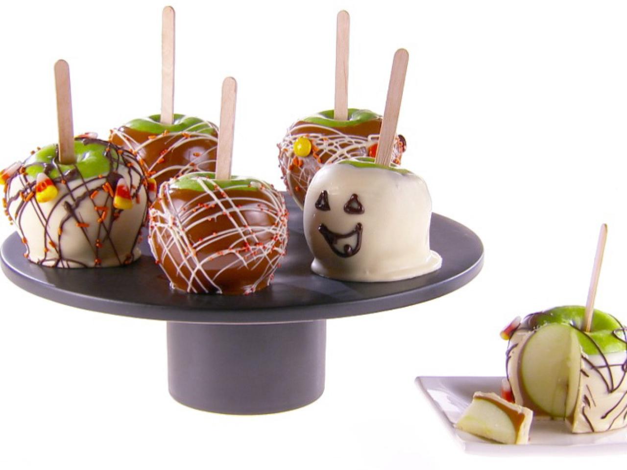 White Chocolate Glitter Apples –