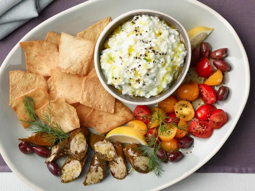 Chef Name: Food Network Kitchen

Full Recipe Name: Cottage-Cheese Tzatziki Mezze Plate

Talent Recipe: 

FNK Recipe: Food Networks Kitchen’s Cottage-Cheese Tzatziki Mezze Plate, as seen on Foodnetwork.com

Project: Foodnetwork.com, HOLIDAY/SUPER BOWL/COMFORT/HEALTHY

Show Name: 

Food Network / Cooking Channel: Food Network