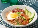 Chef Name: Food Network Kitchen

Full Recipe Name: Egg-and-Kimchi Rice Bowls

Talent Recipe: 

FNK Recipe: Food Networks Kitchen’s Egg-and-Kimchi Rice Bowls, as seen on Foodnetwork.com

Project: Foodnetwork.com, HOLIDAY/SUPER BOWL/COMFORT/HEALTHY

Show Name: 

Food Network / Cooking Channel: Food Network