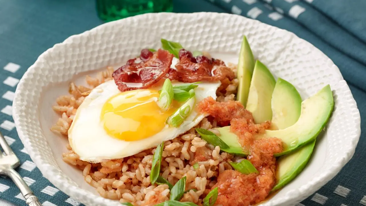 Egg-and-Kimchi Rice Bowls