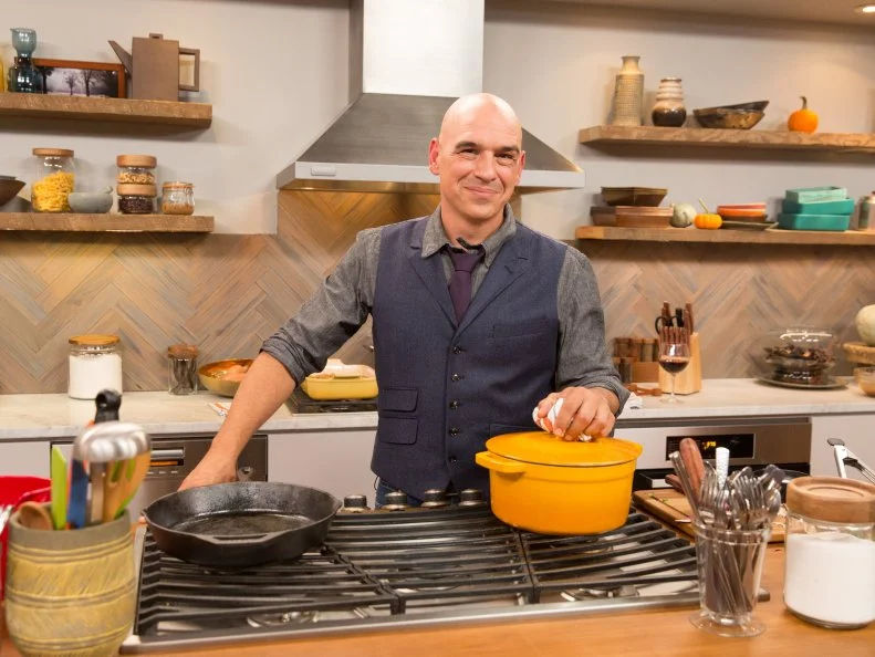 Michael Symon as seen on Food Network's Thanksgiving at Bobby's.