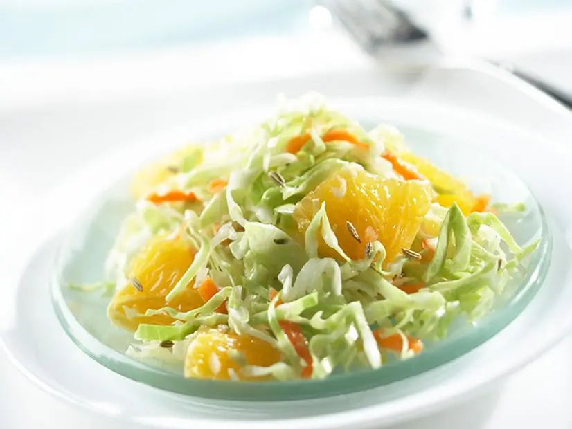 Toasting the fennel seeds mellows the fennel flavor in this coleslaw.