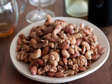 Sweet and Spicy Roasted Nuts