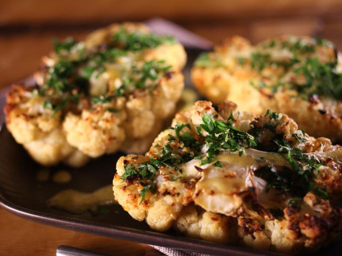 Broiled Cauliflower Steaks with Parsley and Lemon Recipe | Alex ...