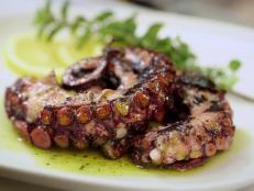 Guy swings by Aristo’s for old-school Greek cuisine with a modern twist. He swears the grilled octopus drizzled with Cretan extra virgin olive oil and lemon will make a convert of anyone. The lamb tacos are also a hit; Guy says “the lamb is perfect, tortillas are great (and) the feta is fantastic.”