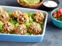 Food Network Kitchen's Cheesy Stuffed Taco Meatballs for Food Network