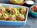 Food Network Kitchen's Cheesy Stuffed Taco Meatballs for Food Network
