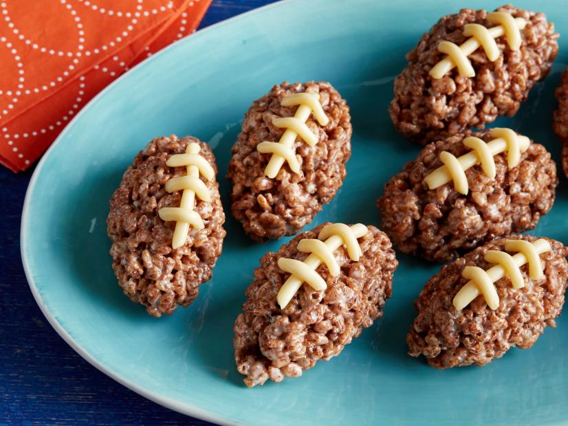 Food Network Kitchen's Kids Can Make:Football Cocoa-Crispy Rice Treats for Food Network