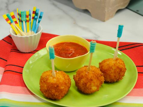 Cheesy Rice Balls