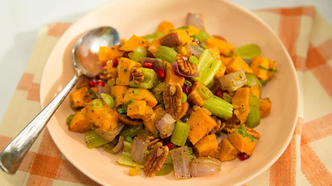 Sweet Potato Pecan Salad