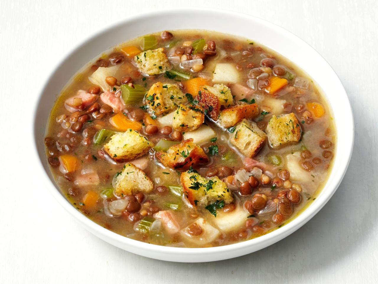 Ham and clearance lentil soup