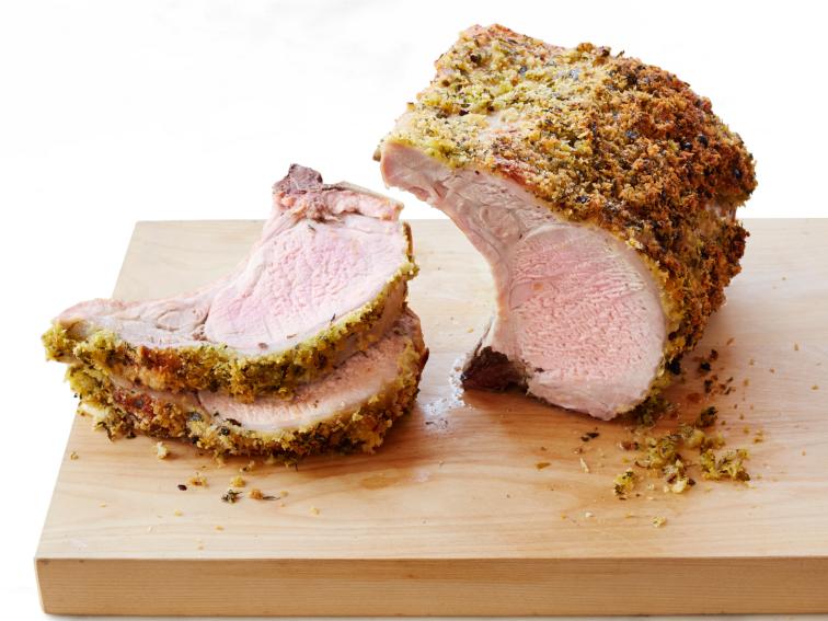 MustardandHerbCrusted Pork Roast Recipe Food Network Kitchen