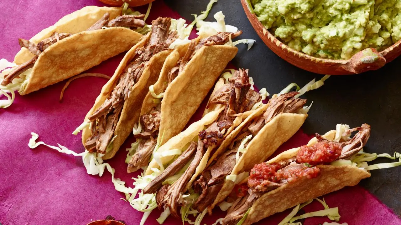 Mexican Pot Roast Tacos Recipe Tyler Florence Food Network