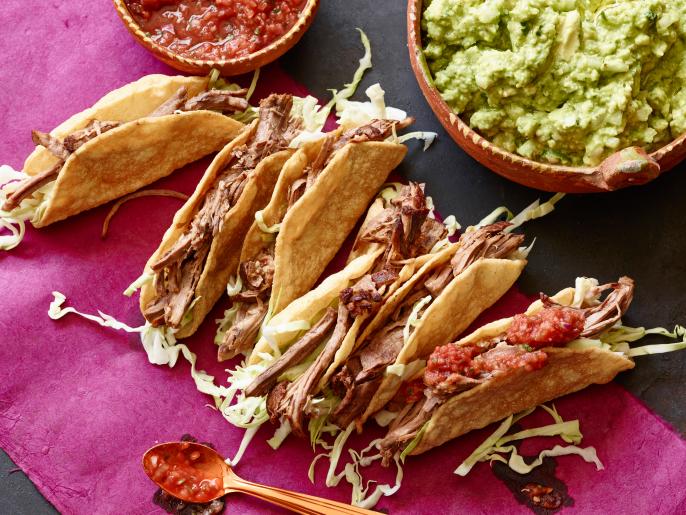 Mexican Pot Roast Tacos Recipe | Tyler Florence | Food Network