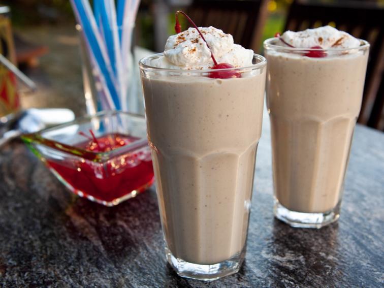 Bananas Foster Milkshake Recipe Guy Fieri Food Network