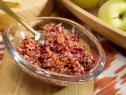Food Beauty of apple orange cranberry relish on a Thanksgiving theme episode, as seen on Food Networkâ  s The Kitchen, Season 4.