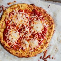 Katie Lee’s Cauliflower Pizza Crust.