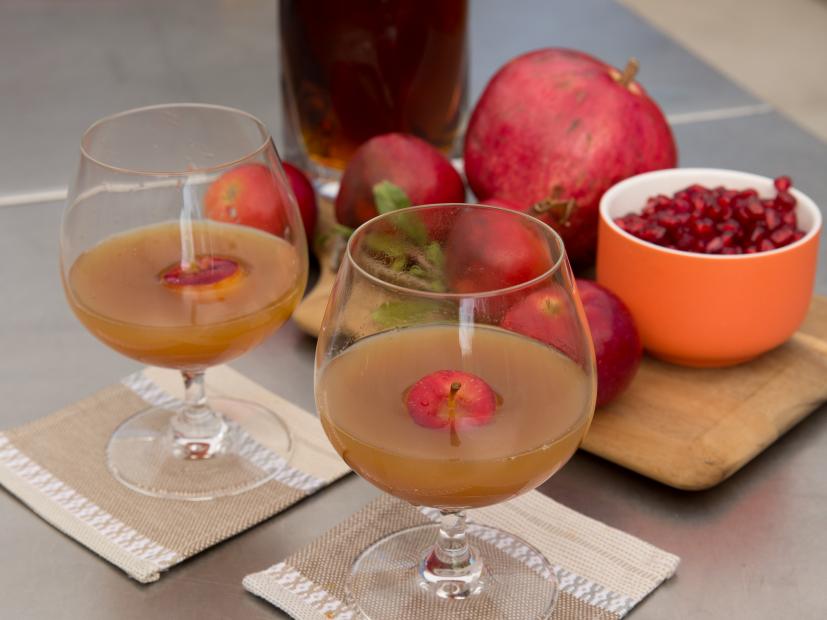Hot Spiced bourbon apple cider, as seen on Food Networkâ  s The Kitchen, Season 4.