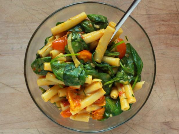 Calabrian Chile Pasta with Spinach