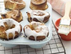 My girls love all things related to a cinnamon roll, from the swirling and soft cinnamon-speckled dough to the sticky-sweet icing that slicks the top. One morning, Charlotte was begging me for cinnamon rolls but I didn't have time to make them, so I decided to put the flavors of a cinnamon roll into my trusty quick popover recipe. It couldn't have been easier. There is just enough cinnamon sweetness to scratch that cinnamon bun itch for both kids and adults.