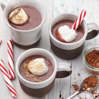 Chef Name: Food Network KitchenFull Recipe Name: Homemade Hot Chocolate 3 WaysTalent Recipe: FNK Recipe: Food Networks Kitchenâ  s Homemade Hot Chocolate 3 Ways, as seen on Foodnetwork.comProject: Foodnetwork.com, WINTER RECIPES/COCKTAILS/FNK VIDEOSShow Name: Food Network / Cooking Channel: Food Network