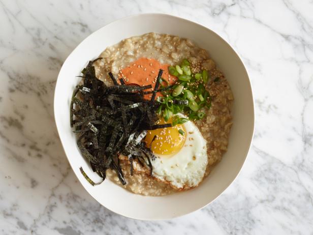 Asian Oatmeal Breakfast Bowl