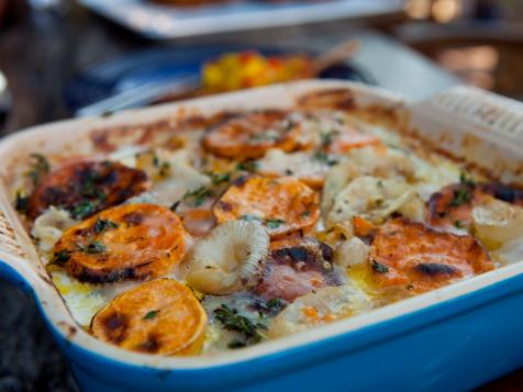 Sweet Potato-Onion Gratin