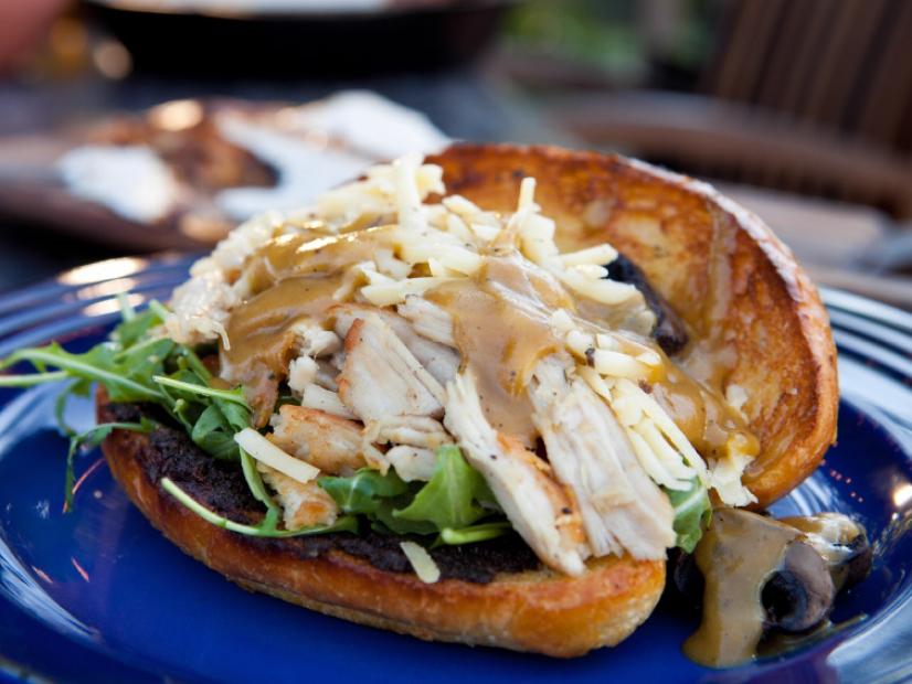 Roasted Turkey Sandwich with Cremini and Truffle Recipe Guy Fieri