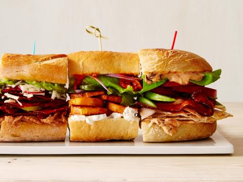 50 Party Subs Super Bowl Recipes And Food Chicken Wings Dips Nachos Food Network Food Network